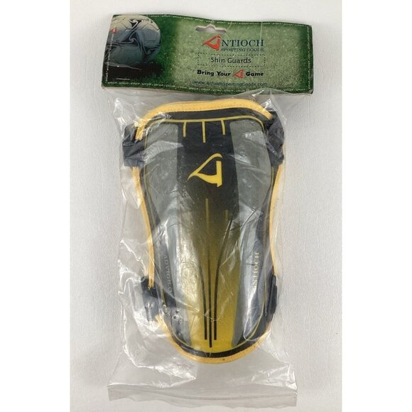 Antioch Other - Soccer Shin Guards Adult Dual Strap 9"  Yellow  New Antioch